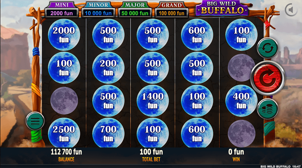 Мобильная версия Big Wild Buffalo